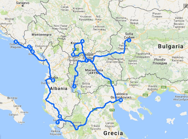 Un mes por los Balcanes
