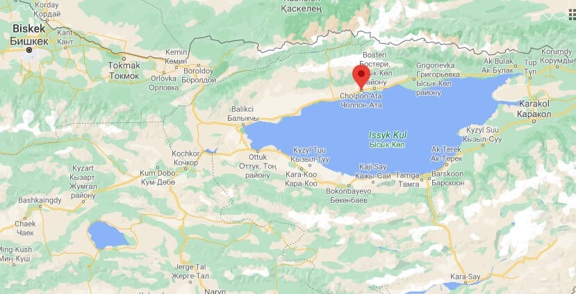 Recorriendo el lago Issyk-Kul, el más grande de Kirguistán (I parte) 2 Dónde está el lago Issyk-Kul en Kirguistán